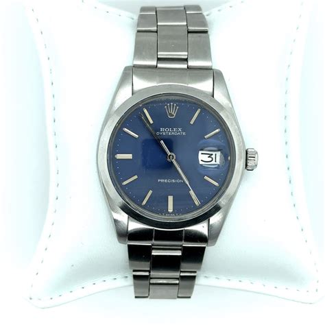 rolex oysterdate precision stainless steel